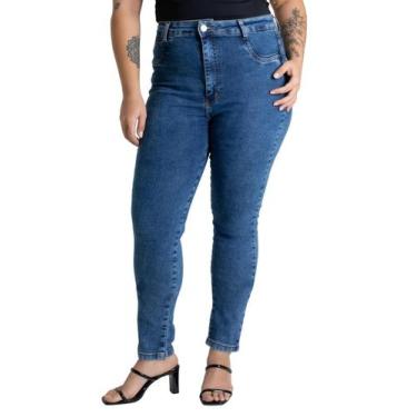Imagem de Calça Jeans Sawary Push Up Plus Size - 279960 - 50, Azul, 50