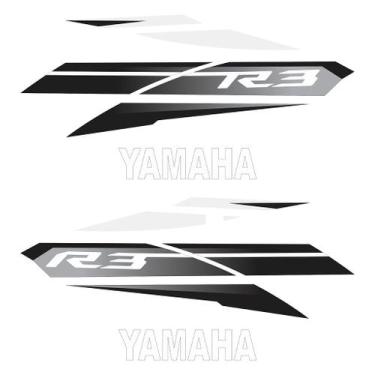 Imagem de Adesivo Protetor Tank Pad Yamaha YZF R3 2017 - Alta Resistência e Bril