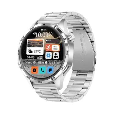 Imagem de Relógio Inteligente Masculino 5 pro Com Tela AMOLED HD, Chamada Blueto