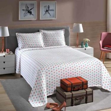 Imagem de Kit Colcha / Cobre leito Queen Estampado Piquet - Dohler - DOHLER S.A.