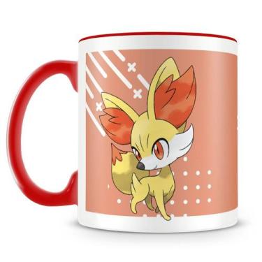 Imagem de Caneca de Porcelana Pokémon Fennekin - Personalizada e Resistente - Am