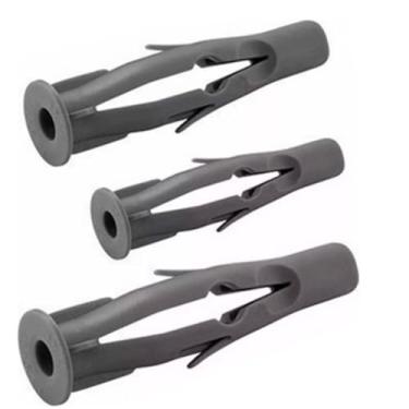 Imagem de 50 Buchas 12mm Tijolo Bloco Parede Oca Com Aba Para Parafuso