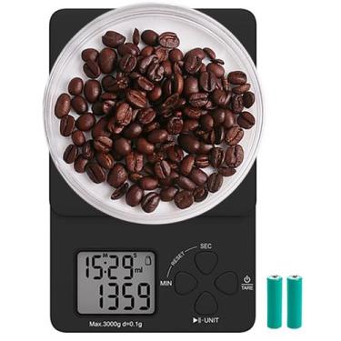 Imagem de Balança digital de café com temporizador Knightspeed para alimentos de