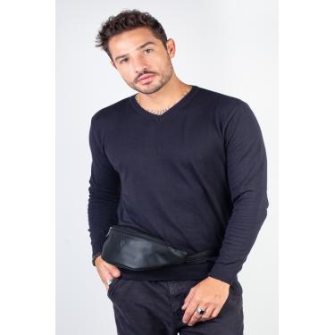 Imagem de Pochete de couro masculina Zach