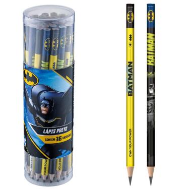 Imagem de LÁPIS GRAFITE HB PRETO BATMAN - 1 UNIDADE - SORTIDO - TRIS