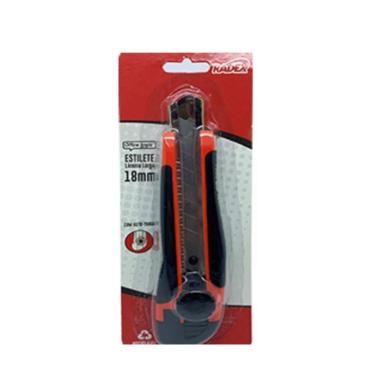 Imagem de Estilete Lamina Larga 18Mm Trava Plastico Office Logic Radex