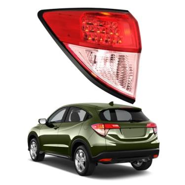 Imagem de Pinkomoto Conjunto de luz traseira do lado do motorista compatível com Honda HRV 2016 2017 2018, conjunto de lanterna traseira esquerda, substituição de lanterna traseira externa 3355T7SA01 HO2804109