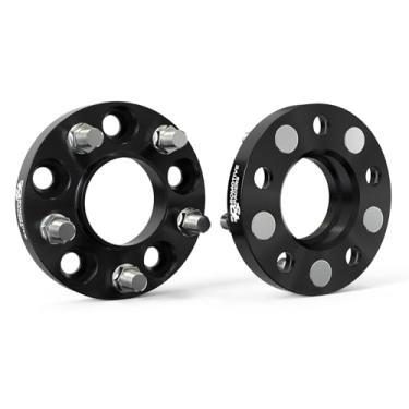 Imagem de Espaçadores de roda 5x115 25 mm - 5 Lug CNC forjado espaçador Hubcentric 1 polegada compatível com Dodge Charger 2006-2022 Challenger 2008-2022 Magnum 2005-2008/Chrysler 300c 2005-2021 - M14x1,5 & 77