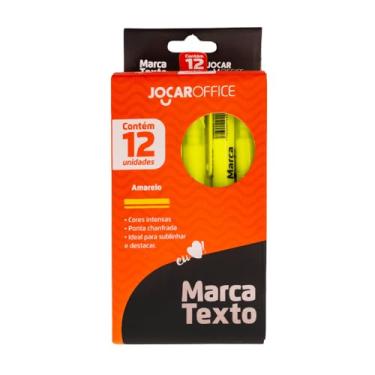 Imagem de Marca Texto Amarelo Cx/12 Und - Jocar Office