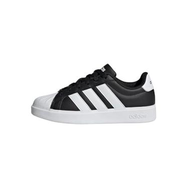 Imagem de adidas Tênis infantil unissex Streetalk, Preto/branco/branco, 17