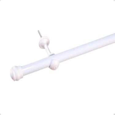Imagem de Kit Varão Simples para Cortina de 4 Metros 19mm Com Suporte Facil de I