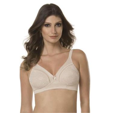 Imagem de Sutiã Sustentação DelRio 40651 Cetinete, 48, Areia