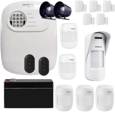 Imagem de Kit De Alarme Personalizado Sensores de Presença e Magnético - INTELBR