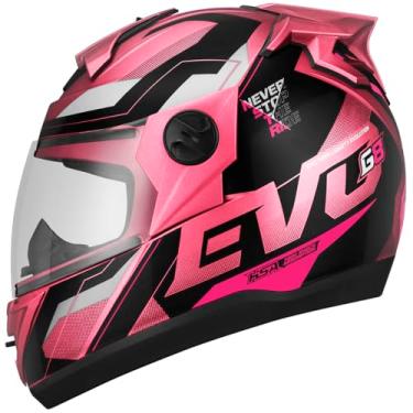 Imagem de CAPACETE FECHADO PRO TORK EVOLUTION 788 G8 EVO BRILHANTE PINK TAM. 56