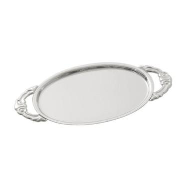 Imagem de Bandeja Oval Com Alças - Pantheon - Goianita - Pantheon Inox