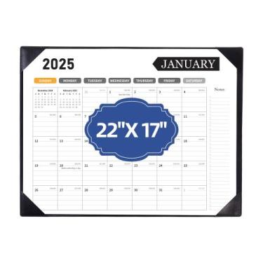 Imagem de Calendário de mesa Weehoey 2025 com almofada protetora de mesa 22x17cm
