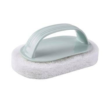 Imagem de ZJchao Escova de Lavagem de Banheira Eficaz T Lidar Com Esponja Purificador para Cozinha Banheiro Telha Limpeza Material Plástico Esponja 3.2oz