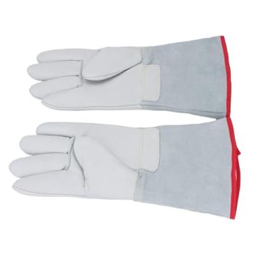 Imagem de Hilitand Luvas Anticongelantes, 1 par de Luvas Grossas para Frio Extremo, Resistentes Ao Congelamento, 31 Cm à Prova de água para Nitrogênio Líquido, Gelo Seco, GNL, Manuseio Criogênico