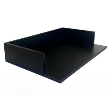 Imagem de Suporte Prateleira Microondas, AirFryer, Forno Elétrico, Impressora em MDF 15mm 60x40x12 Organizador de Cozinha(Preto)