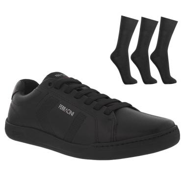 Imagem de Kit Sapatênis Ferracini Lexus Masculino + 3 Pares de Meias