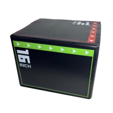 Imagem de Zxpjkyu Jump Box Agility Box Pliométrico Jump Box Versátil Step Up Box 3 em 1 para Saltos, Pular Cordas, Agachamentos E Estocadas, 40cm x 30cm x 35cm