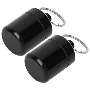 Imagem de Caixa de Medicamentos Mini Recipiente de Liga de Alumínio à Prova D'água Com Anel Selado, Anel -chave para Armazenamento de Tampão para Moedas, Mini -medicamento para Moeda de 1