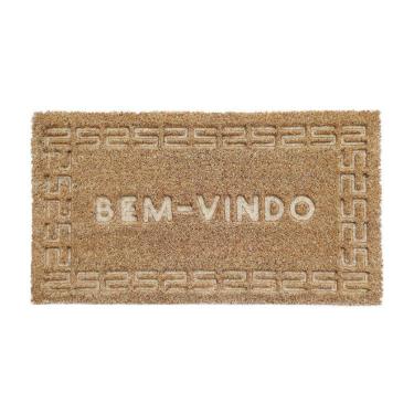 Imagem de Capacho De Porta Fibra De Coco Relevo Home Pet 60x33cm - Uzoo Capacho Fibra De Coco Rt Relevo 60x33cm Home Pet