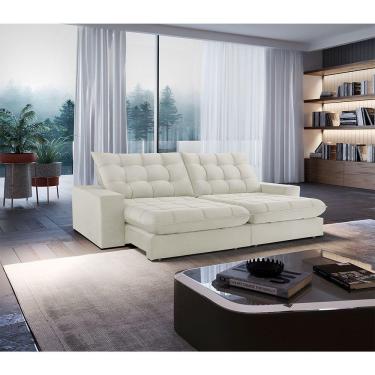 Imagem de Sofá Livy Linho 02 Módulos De 120cm B25cm Meu Sofá Online A302 Linho Branco