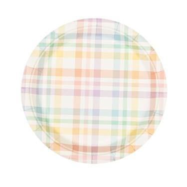 Imagem de PRATO PAPEL XADREZ CANDY COLOR JUNINO CANCELADO