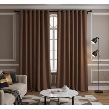 Imagem de Cortina Corta Luz Tecido Blackout 2,70 x 2,40 m – Tabaco, 100% Poliéster, Redução de Luz e Calor, Tecido Leve e Durável – W Menegatti