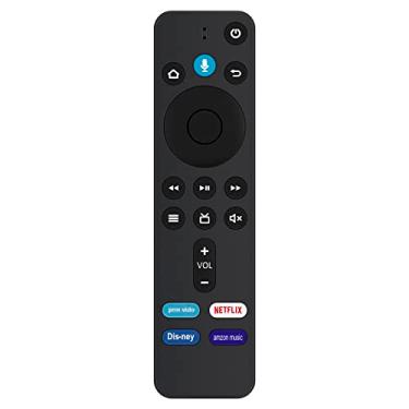 Imagem de ALLIMITY Controle remoto de voz de substituição adequado para Hisense A7 Series 4K UHD Smart TV 2025 Modelo: 43A7NF 50A7NF 55A7NF 65A7NF 75A7NF
