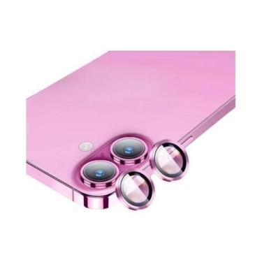 Imagem de Protetor De Câmera De Metal De Alumínio Para iPhone 16 Plus, Capa De V