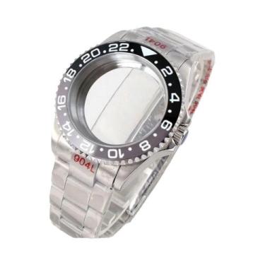 Imagem de Caixa De Relógio De Mergulho Matelion 40mm 20ATM Sub Caixa Pulseira De