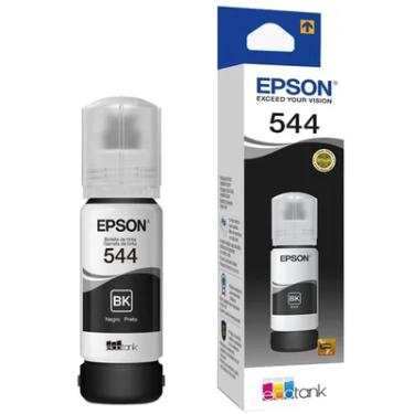 Imagem de Tinta Para Recarga T544 Epson Preto Para Ecotank L3250