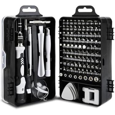 Imagem de Kit de Ferramentas para Manutenção e Reparo de Celular, 115 em 1, Chaves de Precisão