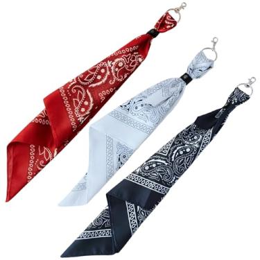 Imagem de ZHLKHIOP Corrente de calça masculina, corrente de cintura punk hip hop, pacote com 3, acessório de moda para dançarinos motociclistas skatistas, festival de música, roupa urbana vermelha