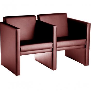Imagem de Sofá com 02lugares Recepção De Escritório Reggio Vermelho