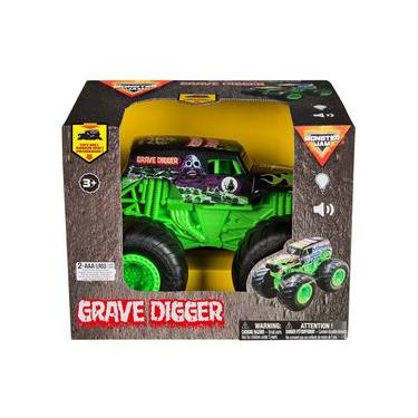 Imagem de Monster Jam - Carrinho Grave Digger 1:24 Com Luz E Som