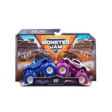 Imagem de 2 Carrinhos Blue Thunder Vs Full Charge 1:64 - Monster Jam