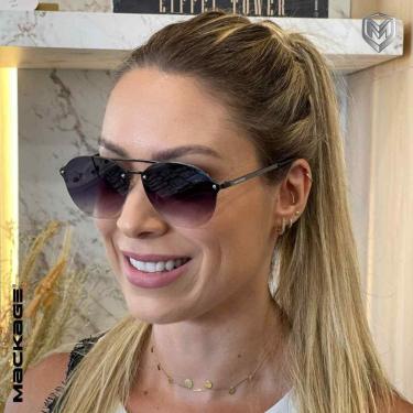Imagem de Óculos De Sol Espirit Aviador Rimless Metal Mackage - Spirit-Feminino