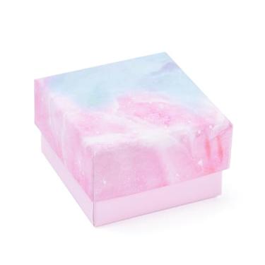 Imagem de Airssory 24 caixas de papelão, 5 x 5 x 3 cm, caixas de anel de dedo com esponja, pequena caixa de presente de papelão para embalagem de joias de presente