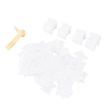 Imagem de Organizador de linha de bordado de bobina de fio de plástico Fácil enrolamento Durável Forte Uso de longo prazo para artesanato Costura Projetos domésticos DIY 240 peças com