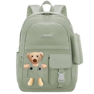 Imagem de Mochila Feminina Bolsa Média Top Resistente Original Escolar Menina Cr