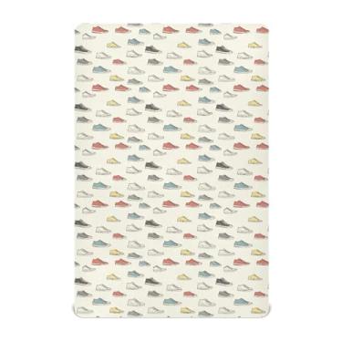 Imagem de STAYTOP Lençóis de berço para meninos e meninas, lençol com elástico para berço padrão e colchão infantil, lençol de microfibra supermacia 99 × 27 × 5 cm