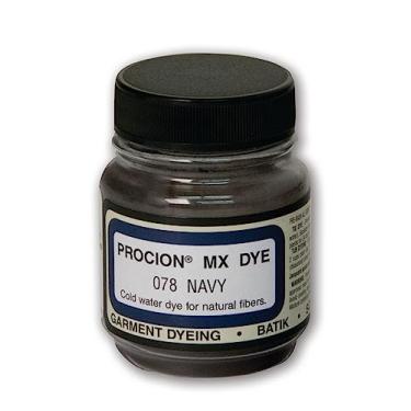 Imagem de Jacquard Pó Tie Dye Procion MX azul marinho, frasco de 2/85.0 g para tecidos e roupas | Permanente e Washfast