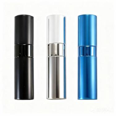 Imagem de Frasco atomizador de perfume moderno de 8 ml para viagens, 3 peças, dispensador de colônia vazio, pulverizador portátil para homens e mulheres e viagens