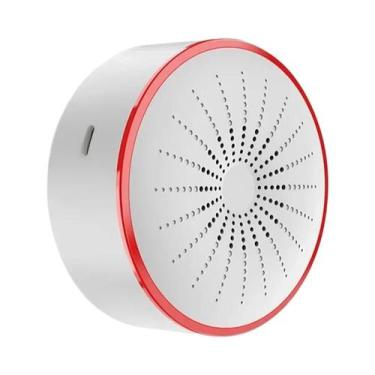 Imagem de Alarme De Sirene Inteligente Wifi Zigbee Para Segurança Residencial Co