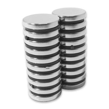 Imagem de Ima De Neodimio / Super Forte / 12,5mm X 2mm - 20 Peças - Fácil Negóci
