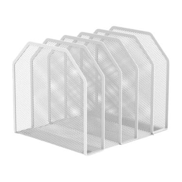 Imagem de Organizador de arquivos de mesa, suporte ajustável e resistente – Suporte de arquivo de malha | para amigos da família, homens, mulheres, escritórios em casa, livros de estudo em sala de aula