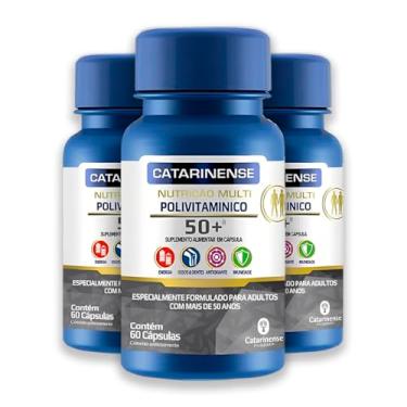 Imagem de Kit 3 Polivitamínico Sênior +50 Catarinense 60 Cápsulas